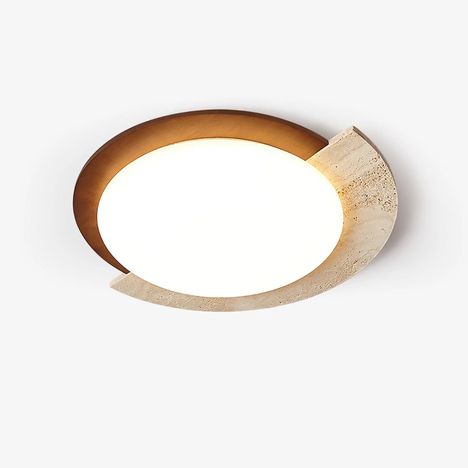 Ivnoran Luz de Techo Moderna de Travertino