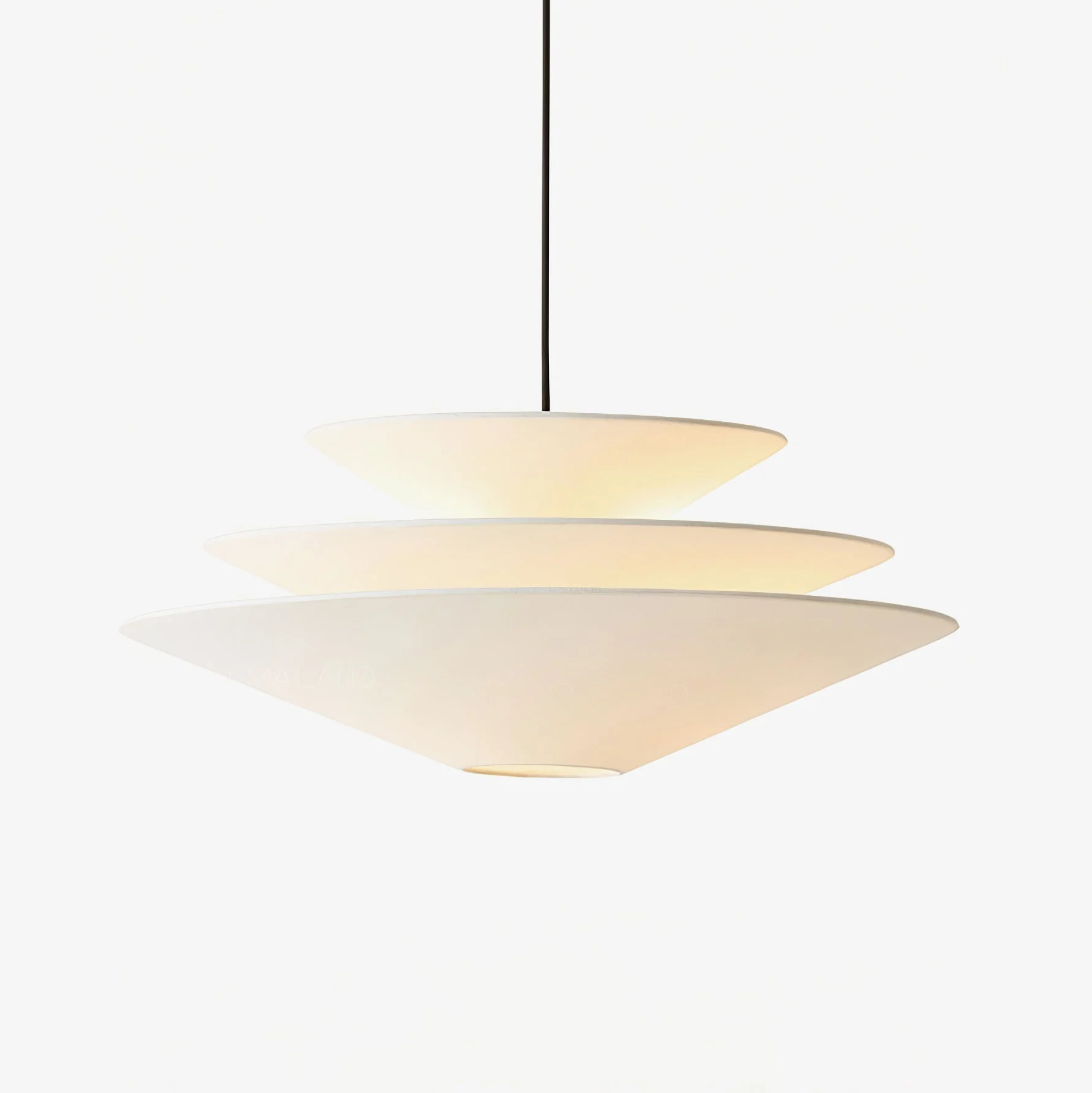 Triara Lámpara Colgante Minimalista de Tela