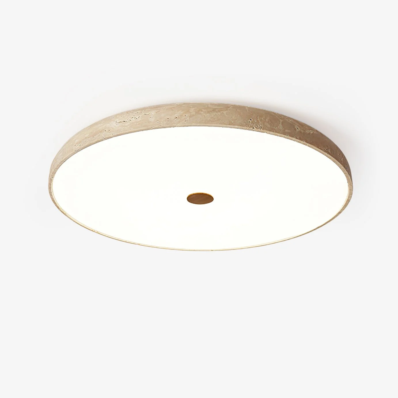 Orzoror Luz de Techo Minimalista de Travertino
