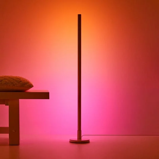 Lámpara de pie LED WiZ Pole, blanco y color regulables