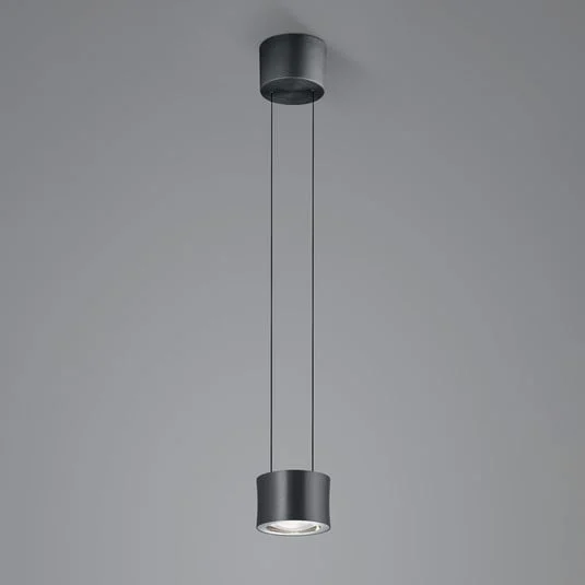 BANKAMP Impulse Flex colgante LED 1 luz negro