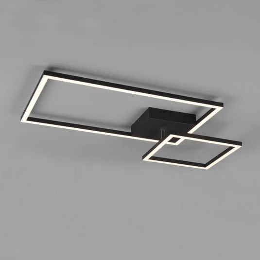 Plafón LED Padella giratorio 4.000K negro