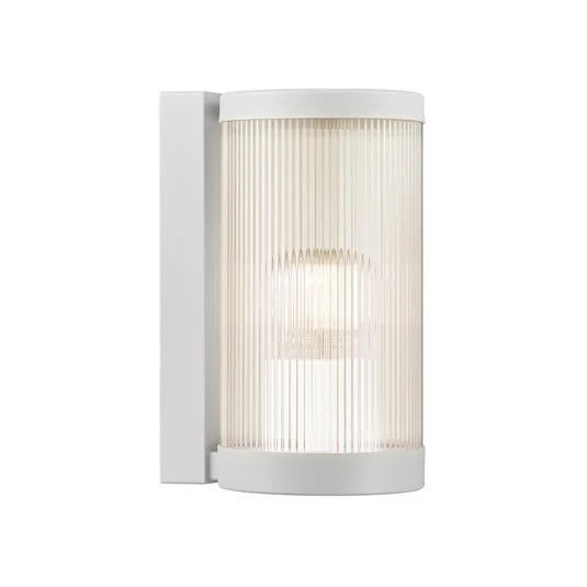 Aplique de exterior Coupar, blanco