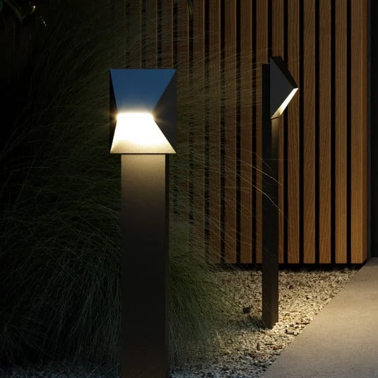 Pontio Garden bolardo luminoso Altura 85 cm, negro