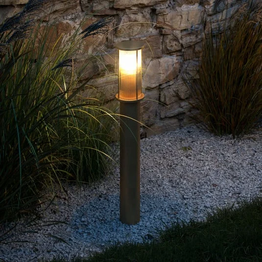 Linton Garden bolardo luminoso, latón