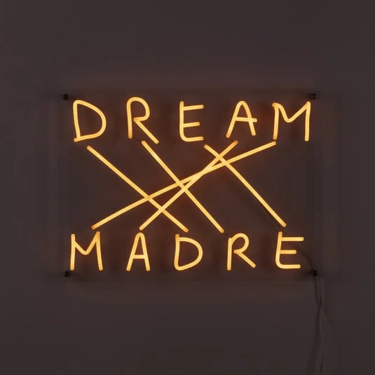 Aplique decorativo LED Dream-Madre, amarillo