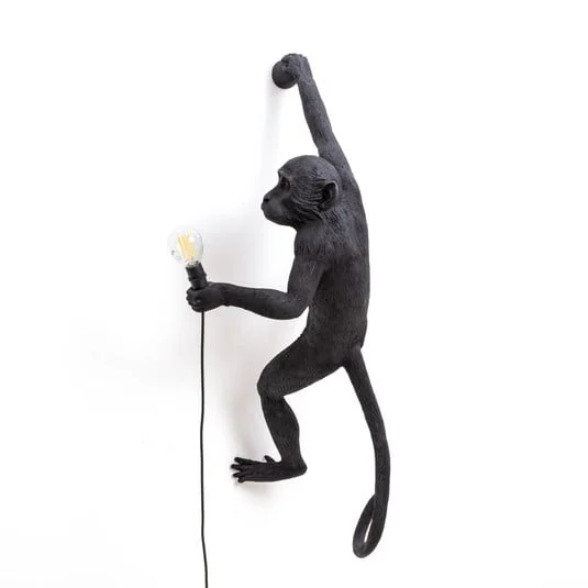 SELETTI Lámpara Mono aplique decorativo derecho negro