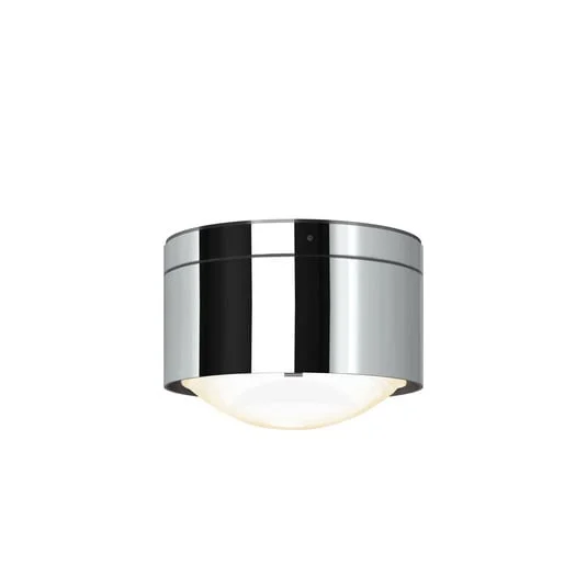 Puk! 120 One foco de techo LED lente mate, cromo