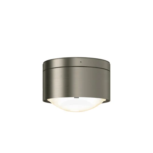 Puk! 120 One foco de techo LED lente mate, níquel