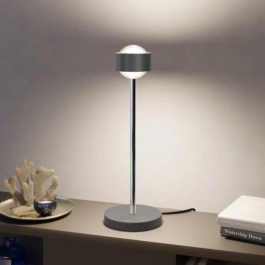 Puk! 80 Eye Table LED lentes mate antracita/cromo
