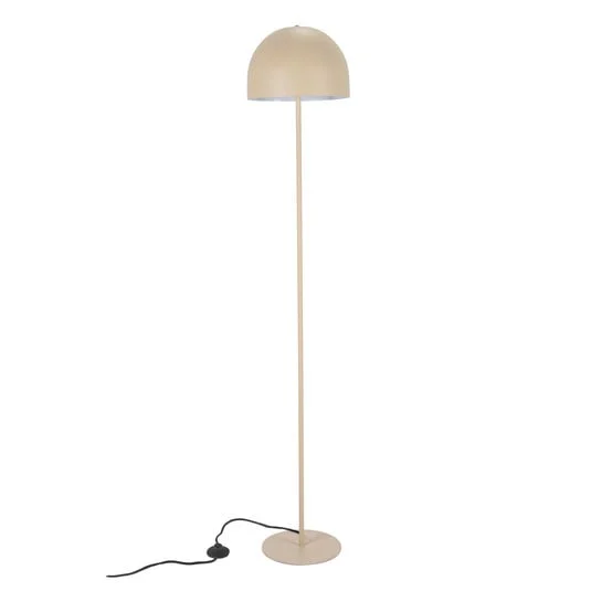 Forlight lámpara de pie Fres, beige, acero, altura 160 cm