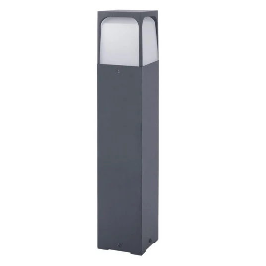 Forlight Veta bolardo luminoso, altura 80 cm, negro, aluminio