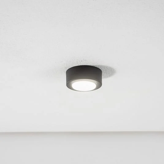 SPOT 53 foco de techo, negro, Ø 11,5 cm, metal, GX53