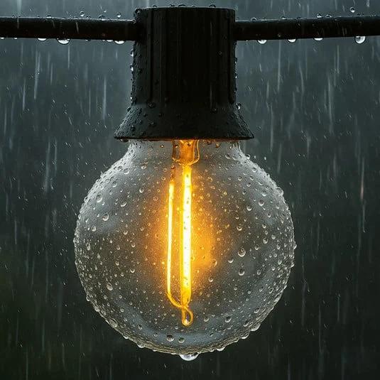 Calex Cadena de luces LED solares Vista, longitud 20 metros, IP44