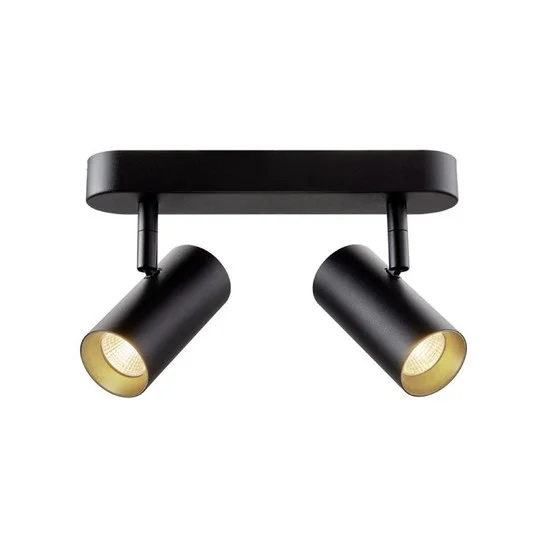 SLV Downlight LED Noblo, negro, 2.700 K, longitud 24 cm