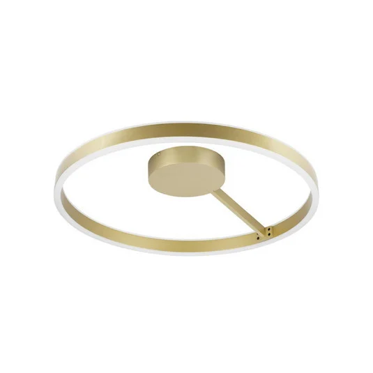 SLV plafón LED One, Ø 60 cm, metal color latón CCT