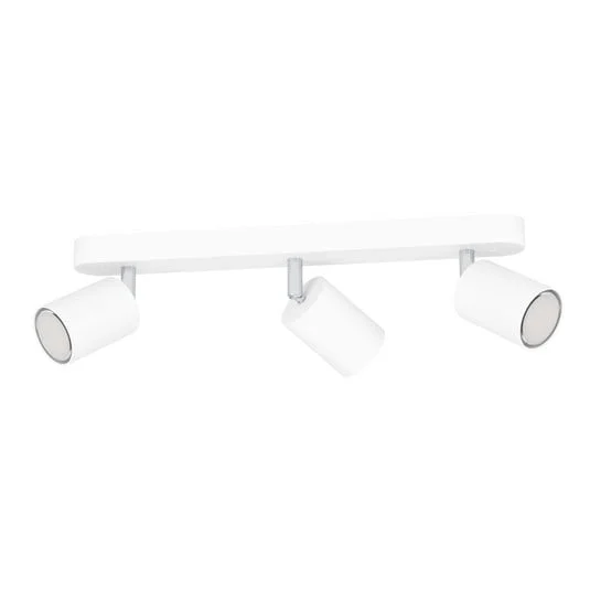 EGLO connect Smart Foco Adfira-Z, blanco, 3 luces, acero