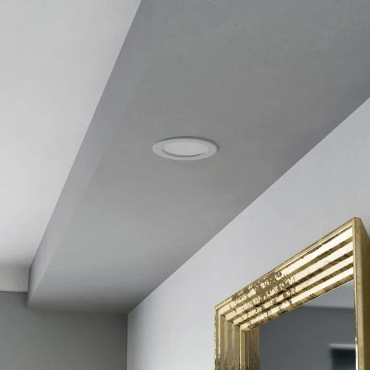 EGLO connect Lámpara empotrable LED inteligente Fueva 6-Z, blanco, Ø 12 cm