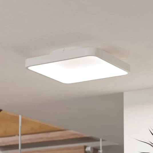 EGLO connect plafón LED inteligente Loretello-Z, angular, blanco