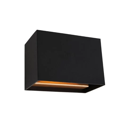 Aplique de pared LED Muro 3365, negro, angular, G9, 2700 K