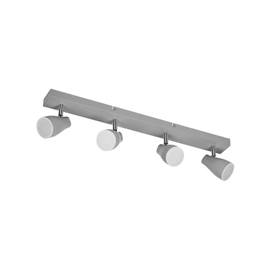 Downlight OSRAM PEAR, gris, 4 luces, GU10-LED 2700 K