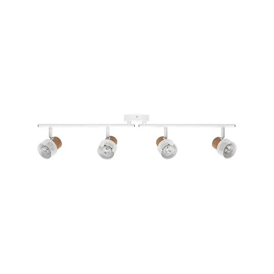 Downlight OSRAM CORK, blanco, 4 focos, GU10-LED, 927, atenuable