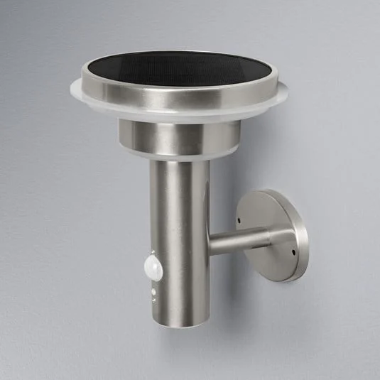 Aplique de pared OSRAM ENDURA STYLE SOLAR DOUBLE CIRCLE acero inoxidable
