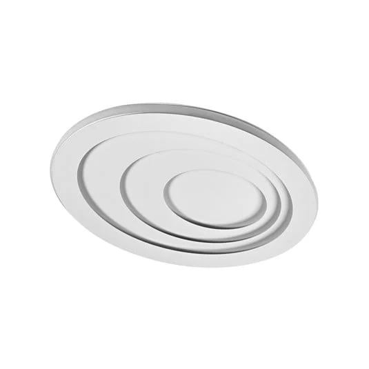 Plafón LED OSRAM ORBIS SPIRAL OVAL, Ø 49 cm, blanca, 37 W