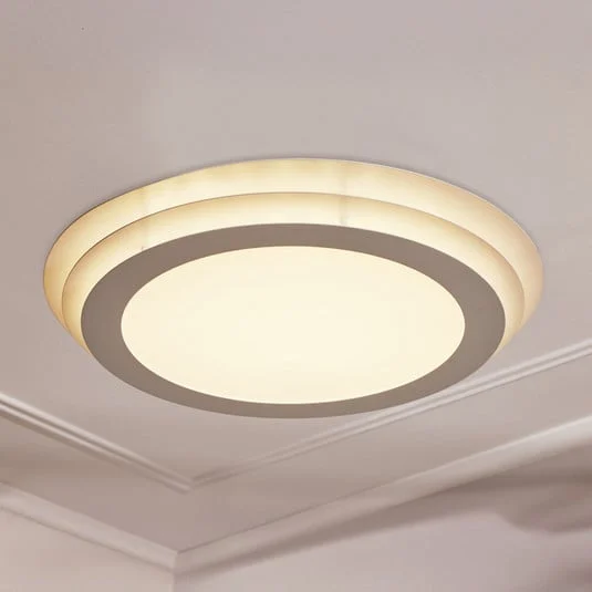 Plafón LED ORBIS SPIRAL LAYER de OSRAM, blanca, Ø 50 cm