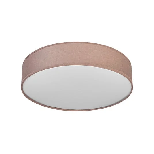 Plafón OSRAM ORBIS PARIS, marrón, Ø 40 cm, textil, E27