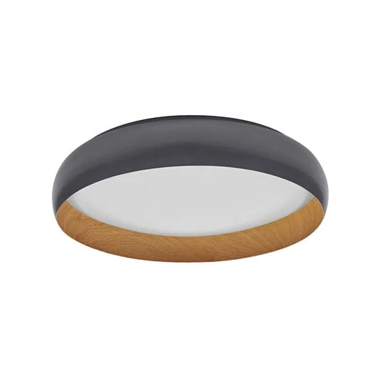 Lámpara LED de techo OSRAM ORBIS LIVIA, Ø 52 cm, gris, metal atenuable