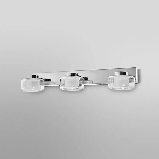 Aplique de pared LED ORBIS FLAME de OSRAM, cromada, 3 luces, CCT, IP44