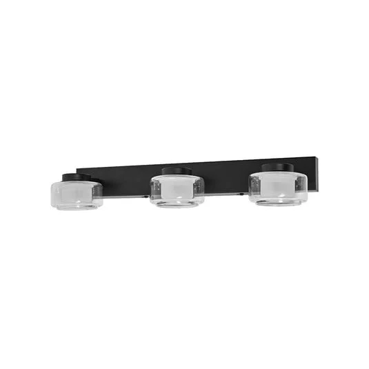 Aplique de pared LED ORBIS FLAME de OSRAM, negro, 3 luces, CCT IP44