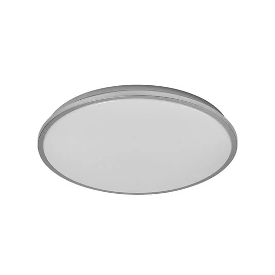 Plafón LED ORBIS DUBLIN de OSRAM, Ø 49 cm, metal plateado