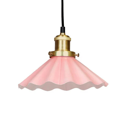 PR Home Lámpara colgante August, Ø 25 cm, rosa, enchufable
