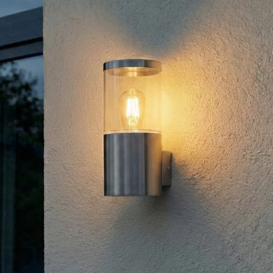Aplique de exterior OSRAM ENDURA CLASSIC EBRO, acero inoxidable, IP44