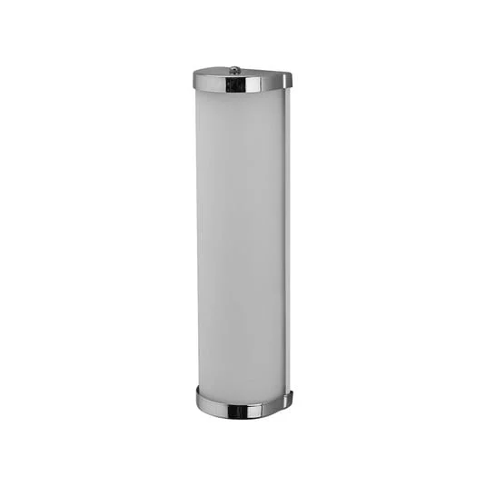 Aplique de pared OSRAM BATHROOM negro, 46 cm de largo, metal/vidrio, IP44