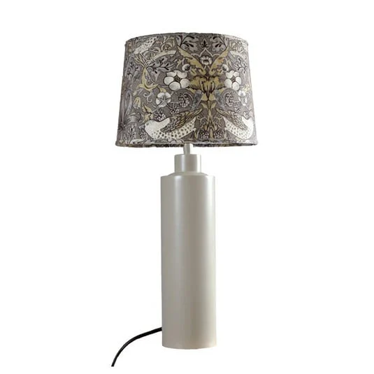 PR Home Lámpara de mesa Solo, color beige, altura 58 cm, metal
