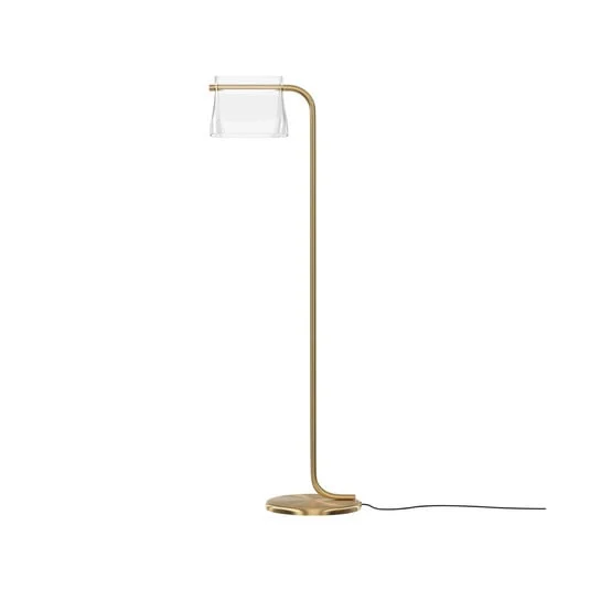 Lámpara de pie Maytoni Cabaret, latón, altura 126,5 cm
