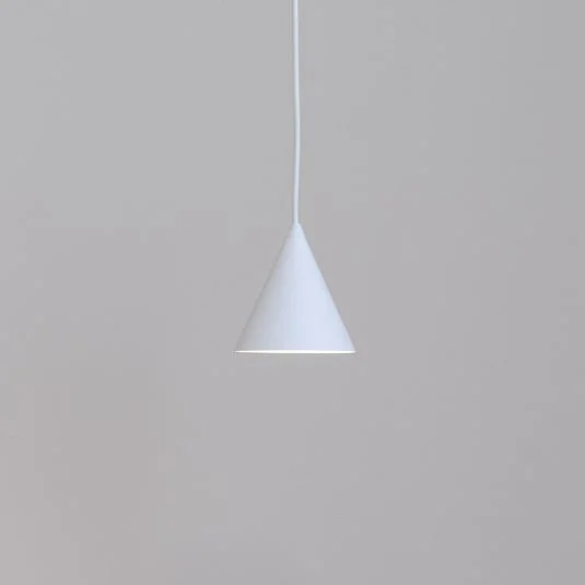 Lámpara colgante ZENITH, blanca, Ø 11 cm, metal, GU10