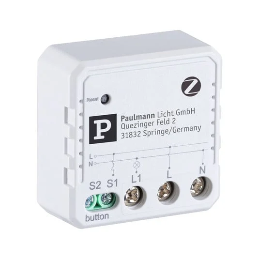 Actuador empotrable Paulmann Smart, Zigbee 3.0, blanco, IP20