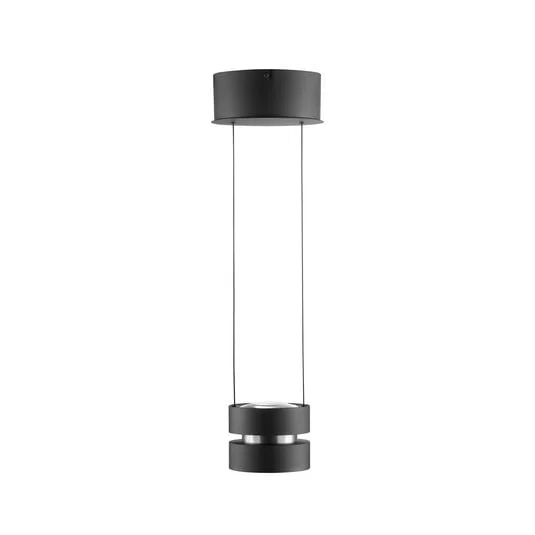 Lámpara colgante LED Glow-Sphere, Ø 18 cm, negro, metal