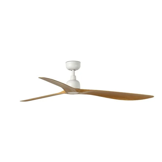 Ventilador de techo Outwood, marrón, CC, silencioso, Ø 150 cm, IP44