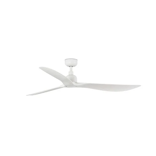 Ventilador de techo Outwood, blanco, DC, silencioso, Ø 150 cm, IP44