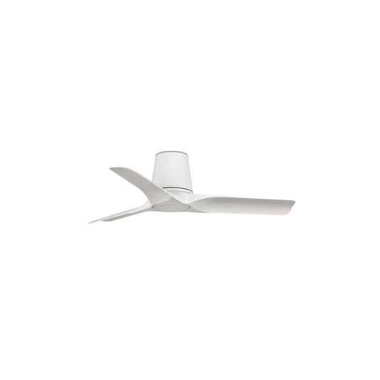 Ventilador de techo Hey S, blanco, motor de corriente continua, silencioso, Ø