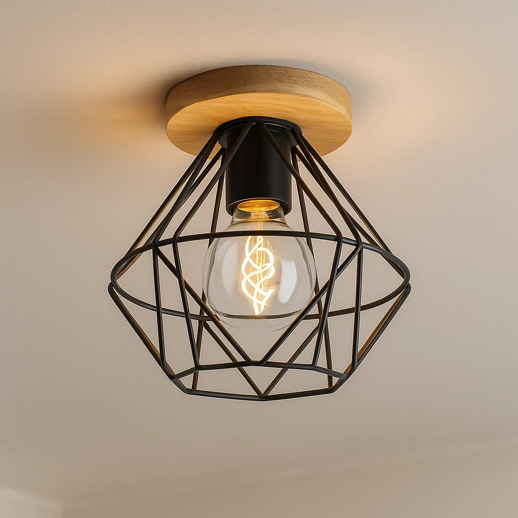 Plafón de techo de madera marrón, Jochem
