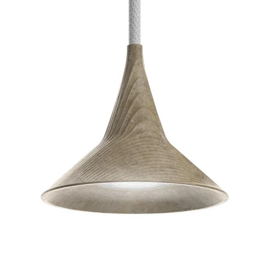 Lámpara colgante LED Unterlinden en bronce