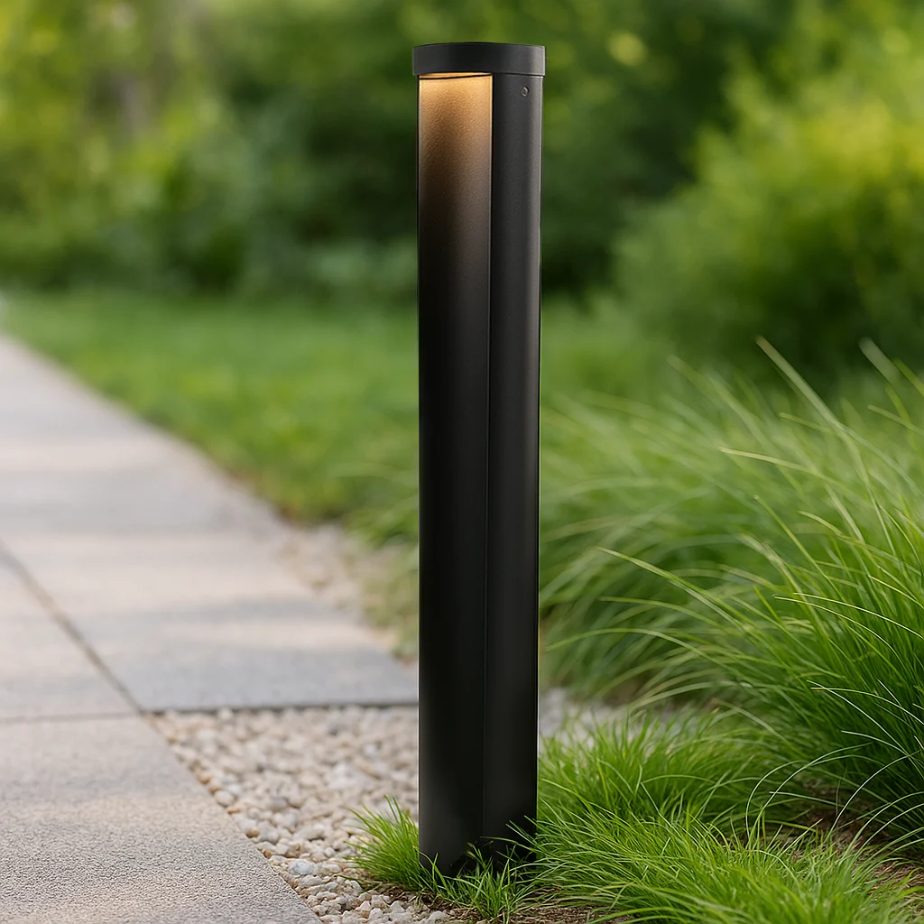 Lámpara exterior negra moderna, Moreno, 6W, 3000K LED, IP54