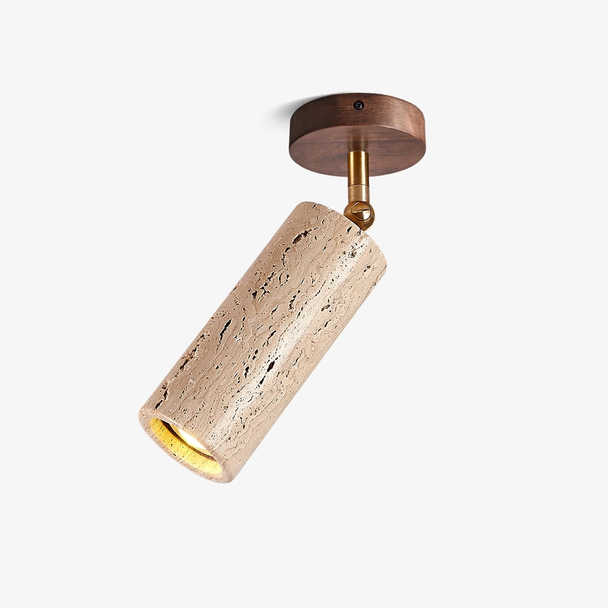 Mycaran Lámpara Colgante Minimalista de Travertino