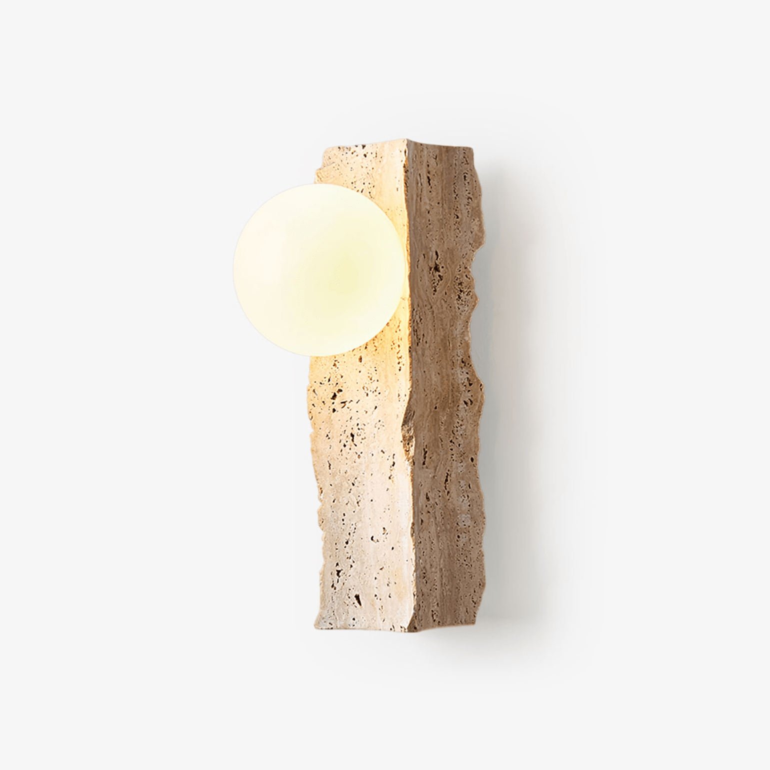 Elnoren Aplique de pared Orgánico Travertino Moderno